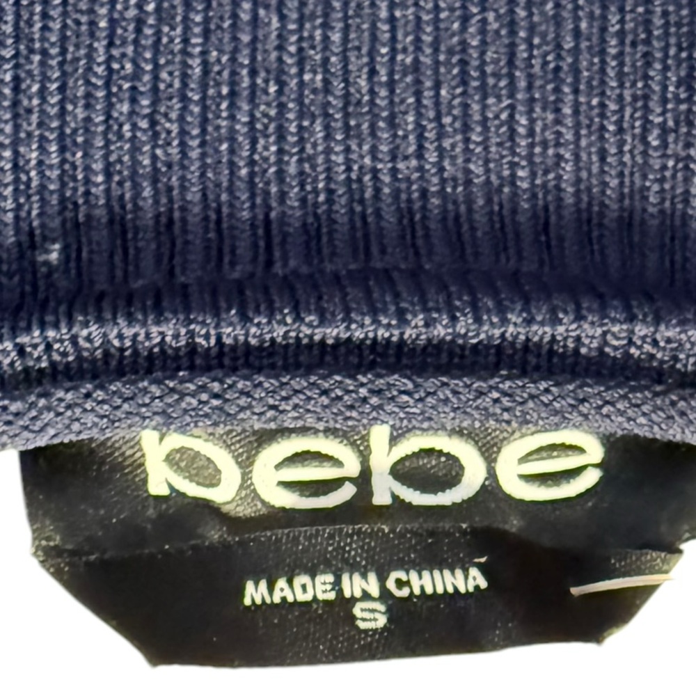 Bebe Cold Shoulder Dress-Royal Blue - Picture 7 of 7